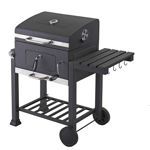 Toronto Charcoal BBQ Grill with side table