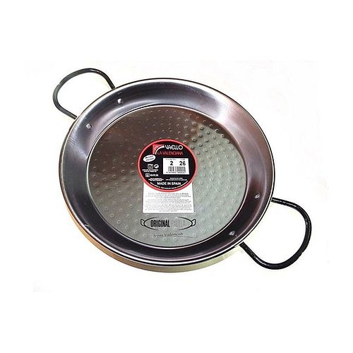 Polished Steel Paella Pan - Paellera Valencian