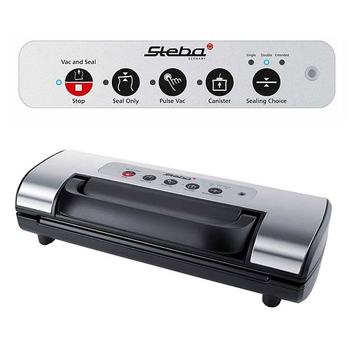 Steba 120W Vacuum Sealer with Double Weld Seam VK12 