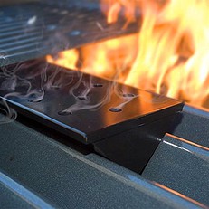 Small Nonstick V-Shaped Smoker Box for Gas BBQ