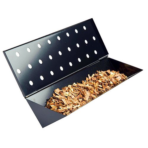 Long Non-Stick Gas Grill V-Shaped Smoker Box