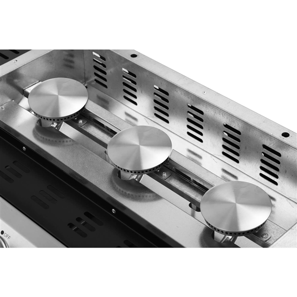 Flat gas grill top