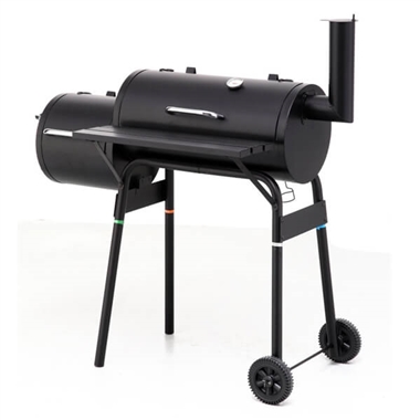 Offset Charcoal Barbecue Smoker Barrel