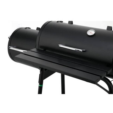 Offset Charcoal Barbecue Smoker Barrel