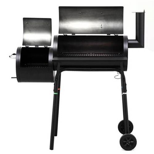 Offset Charcoal Barbecue Smoker Barrel