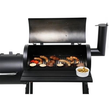 Offset Charcoal Barbecue Smoker Barrel