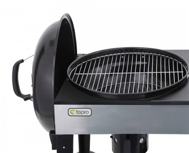 Kettle BBQ Grill with Trolley Table