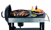 Kettle BBQ Grill with Trolley Table