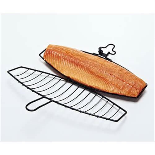 Single Fish Grilling Basket with Detachable Handle