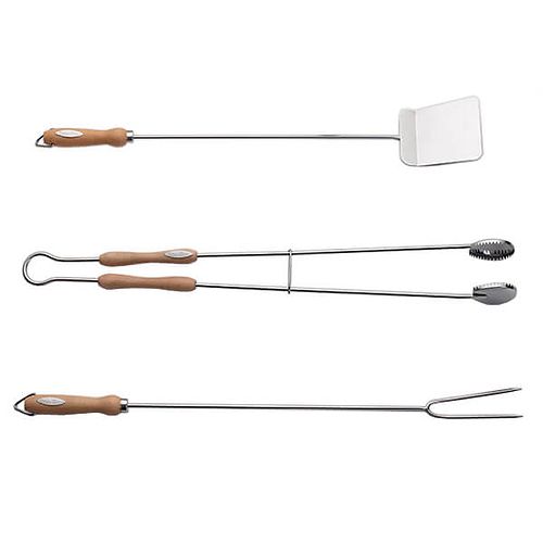 Bon-fire Tool Set including Spatula, Fork and Tongs