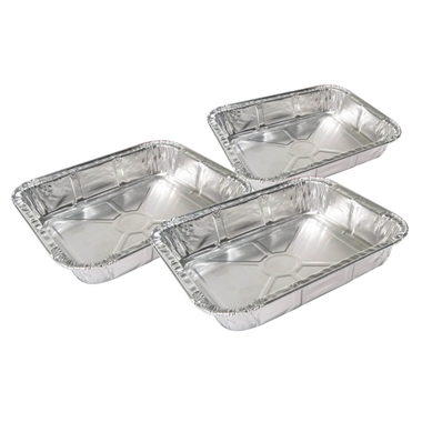 Disposable Aluminium Roasting Pans 3 tray pack