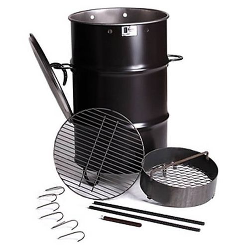 BBQ Barrel Smoker and Pit Grill