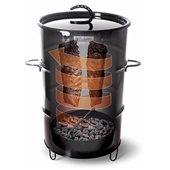 BBQ Barrel Smoker and Pit Grill