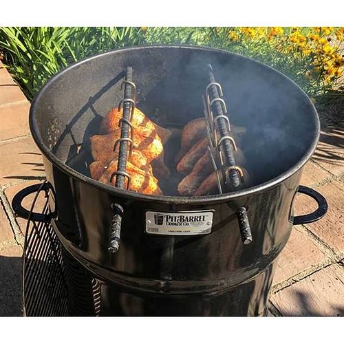 BBQ Barrel Smoker and Pit Grill