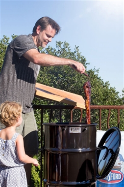 BBQ Barrel Smoker and Pit Grill