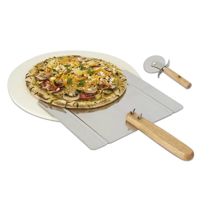 Pizza Grilling Stone Complete Set