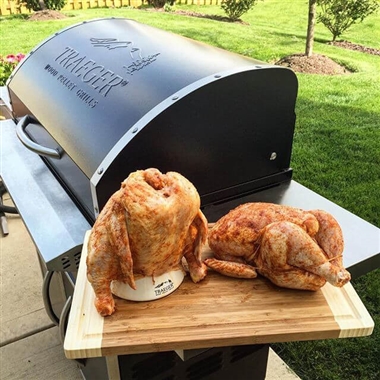 Traeger Beer Can Porcelain Chicken Throne