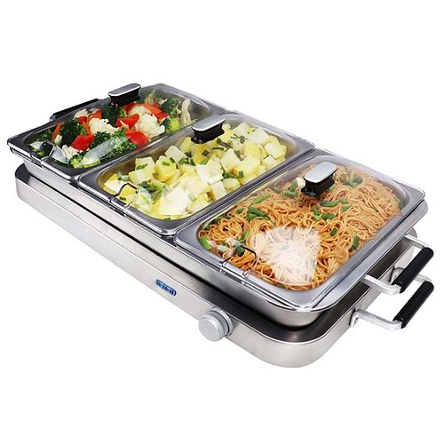 Large 3 Pan Buffet Warmer