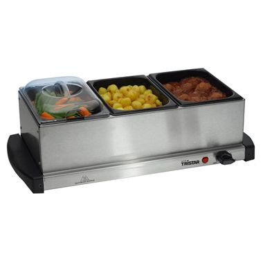 Food Warmer and Hotplate 3 x 1.5lt capacity and Keep Warm Function