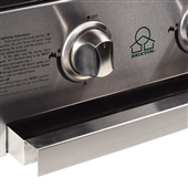 2 Burner Gas BBQ Plancha Griddle