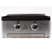2 Burner Gas BBQ Plancha Griddle