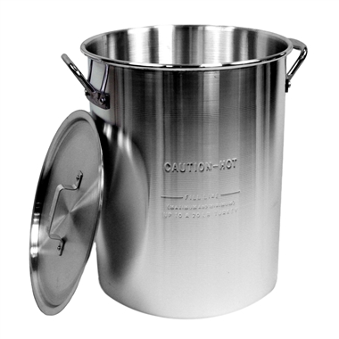 Large Aluminium Turkey Fryer Pot with Lid