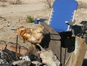 Grizzly Spit BBQ Rotisserie for Camp Fires or Fire Pits