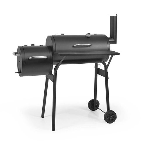 Hecht Offset Charcoal BBQ Smoker Grill