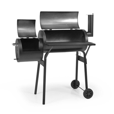 Hecht Offset Charcoal BBQ Smoker Grill