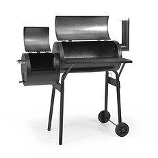 Hecht Offset Charcoal BBQ Smoker Grill