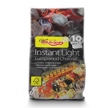 Bar-be-Quick Mess Free Instant Lighting Charcoal 15kg