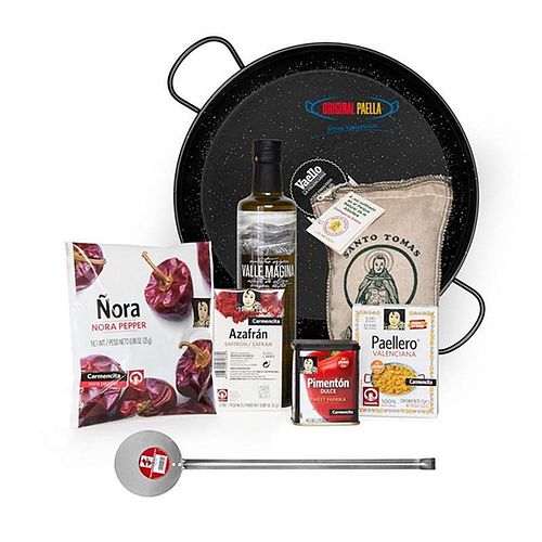 Paella Pan Gift set 38cm Complete Paella Set