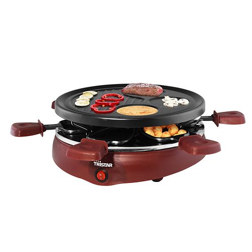 Compact Gourmet Raclette Grill for up to 6 people