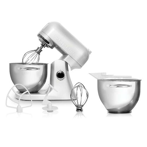 Powerful 1000W Wartmann Kitchen Mixer 4.5 Litre Complete Set White